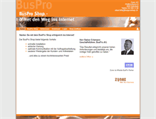Tablet Screenshot of busproshop.ch